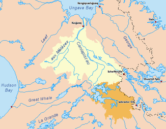 Einzugsgebiet des Riviére Koksoak