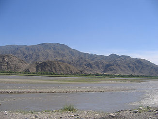 Der Kunar beim Dorf Kashkot im Kunar-Distrikt, Nangarhar