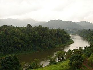 Der Mahaweli fließt durch Gampola