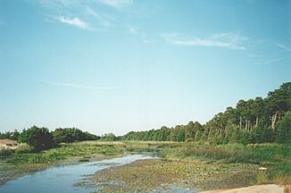 Am Unterlauf des Flusses Vääna in Estland