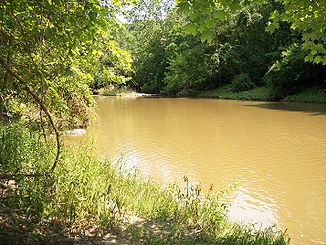 Vermilion River in der Ortschaft Birmingham im Erie County