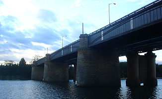 Victoria Bridge über den Nepean River in Penrith