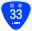 Japanese National Route Sign 0033.svg