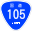 Japanese National Route Sign 0105.svg