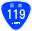 Japanese National Route Sign 0119.svg