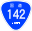 Japanese National Route Sign 0142.svg