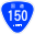 Japanese National Route Sign 0150.svg