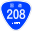 Japanese National Route Sign 0208.svg