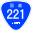Japanese National Route Sign 0221.svg