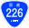 Japanese National Route Sign 0226.svg