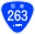 Japanese National Route Sign 0263.svg