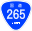 Japanese National Route Sign 0265.svg