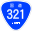 Japanese National Route Sign 0321.svg
