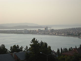 Der Büyükçekmece-See von Gürpınar aus