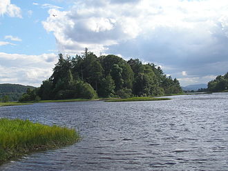 Loch Insh mit der Insel Tom Dubh
