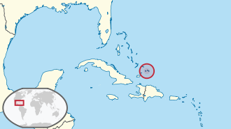 Turks and Caicos Islands in its region.svg