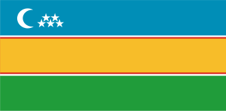 Flagge von Karakalpakistan