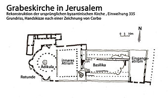 Rekonstruktion der ersten Grabeskirche