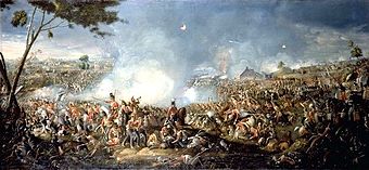 Schlacht bei Waterloo, Gemälde von William Sadler