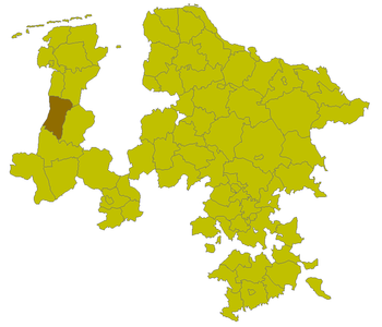 Lage des Kreises Aschendorf in der Provinz Hannover