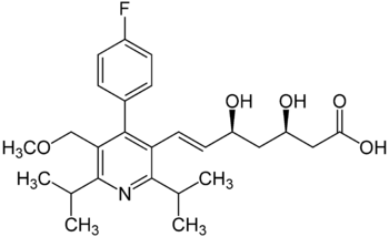 Struktur von Cerivastatin