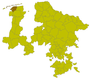 Lage des Kreises Norden in der Provinz Hannover