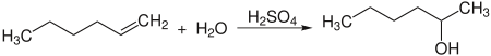 Herstellung von 2-Hexanol aus 1-Hexen