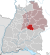Lage des Landkreises Esslingen in Baden-Württemberg
