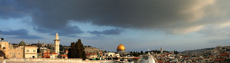 Jerusalem: Stadt zweier Völker; Stadtteile, Gebäude und heilige Stätten aller drei abrahamitischen Religionen