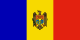 Die Nationalflagge Moldawiens