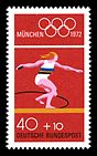 Stamps of Germany (BRD), Olympiade 1972, Ausgabe 1972, Block 2, 40 Pf.jpg