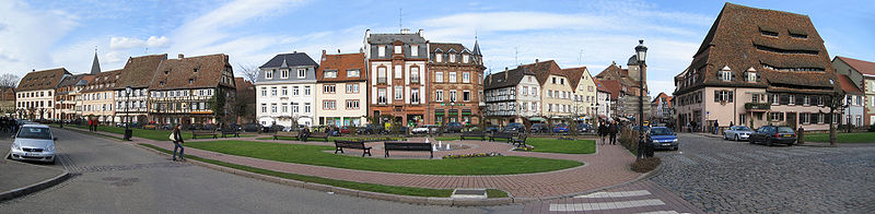 Altstadt von Weißenburg mit altem Salzhaus
