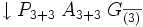 \downarrow P_{3+3} \; A_{3+3} \; G_{\overline{(3)}}