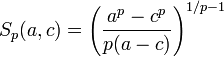 S_p(a,c)=\left(\frac{a^p-c^p}{p(a-c)}\right)^{1/p-1}