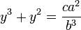 y^3 + y^2 = \frac {ca^2}{b^3}