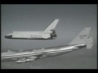 Space Shuttle Enterprise 747 separation.ogg