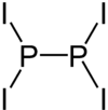 Struktur von Phosphor(II)-iodid