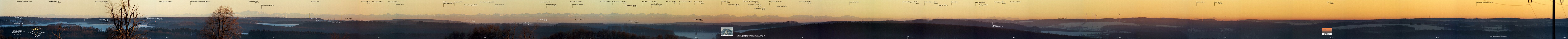 Alpen-Panorama von Geislingen-Stötten