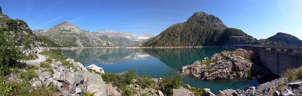 Lac d’Émosson, Panoramaansicht