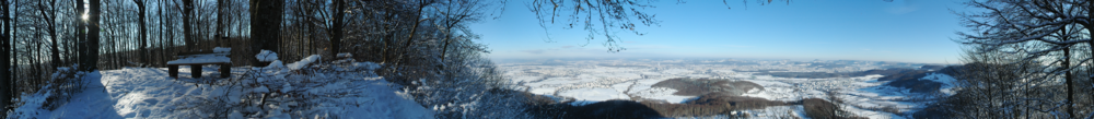 Winterliches 360°-Panorama am Fuchseck (2009)