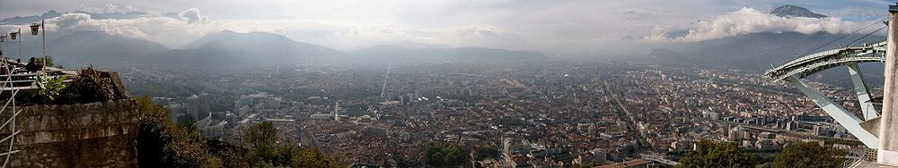 Blick über Grenoble, 2004