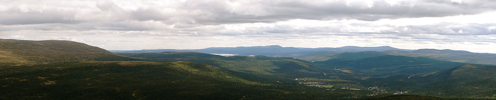 Panorama von Ljungdalen