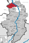 Lage der Marktgemeinde Altusried im Landkreis Oberallgäu