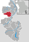 Lage der Gemeinde  im Landkreis Berchtesgadener Land