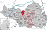 Lage der Gemeinde Attenweiler im Landkreis Biberach