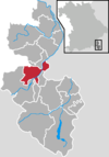 Lage der Stadt Bad Reichenhall im Landkreis Berchtesgadener Land