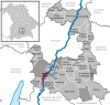 Lage der Gemeinde Baierbrunn im Landkreis München