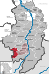 Lage der Gemeinde Balderschwang im Landkreis Oberallgäu