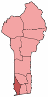 Karte Bistum Lokossa