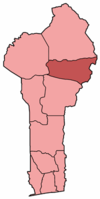 Karte Bistum N’Dali